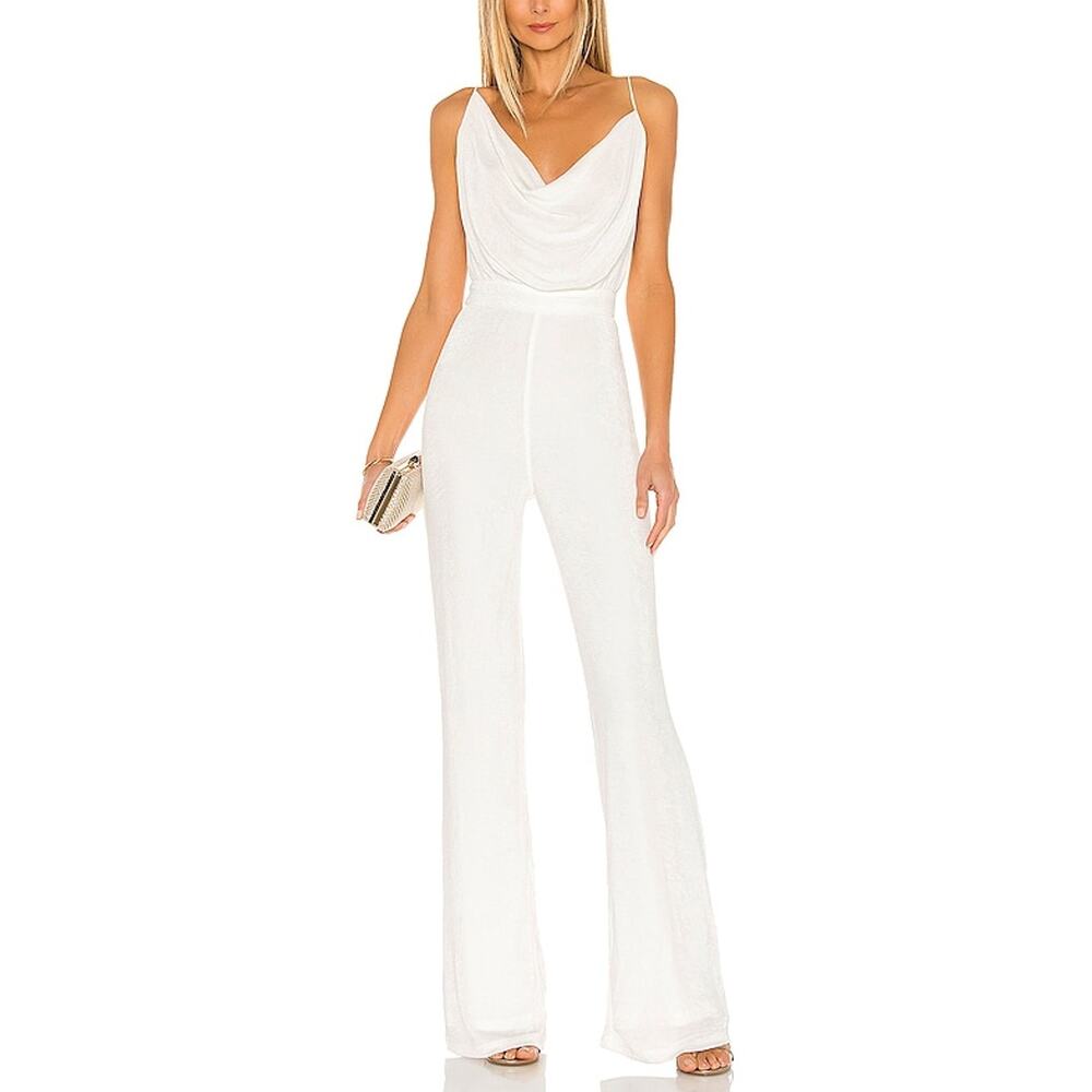 Misha Elegant Ivory Moira Jumpsuit Size AUS 6 / US 2